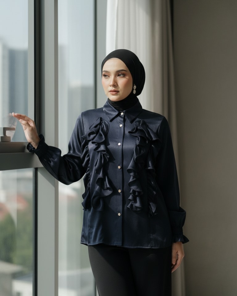 LAVÉRA Ruffle Shirt